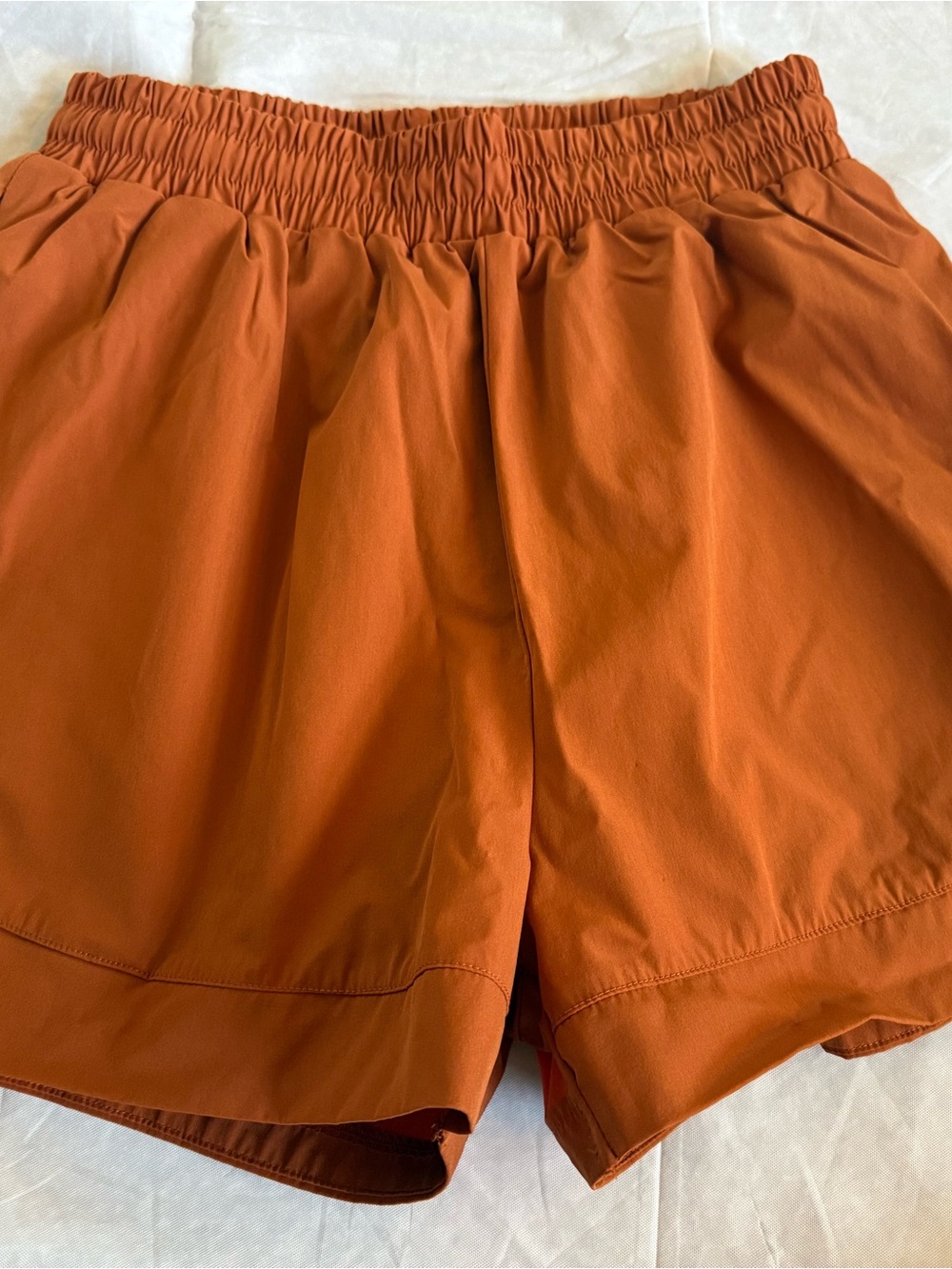 Alphalete Athletics FLB100 Running Shorts Women’s Large Burnt Orange